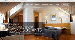Desktop Screenshot of hotelnegociants.ch